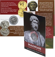 Muntpakket Hadrianus denarius