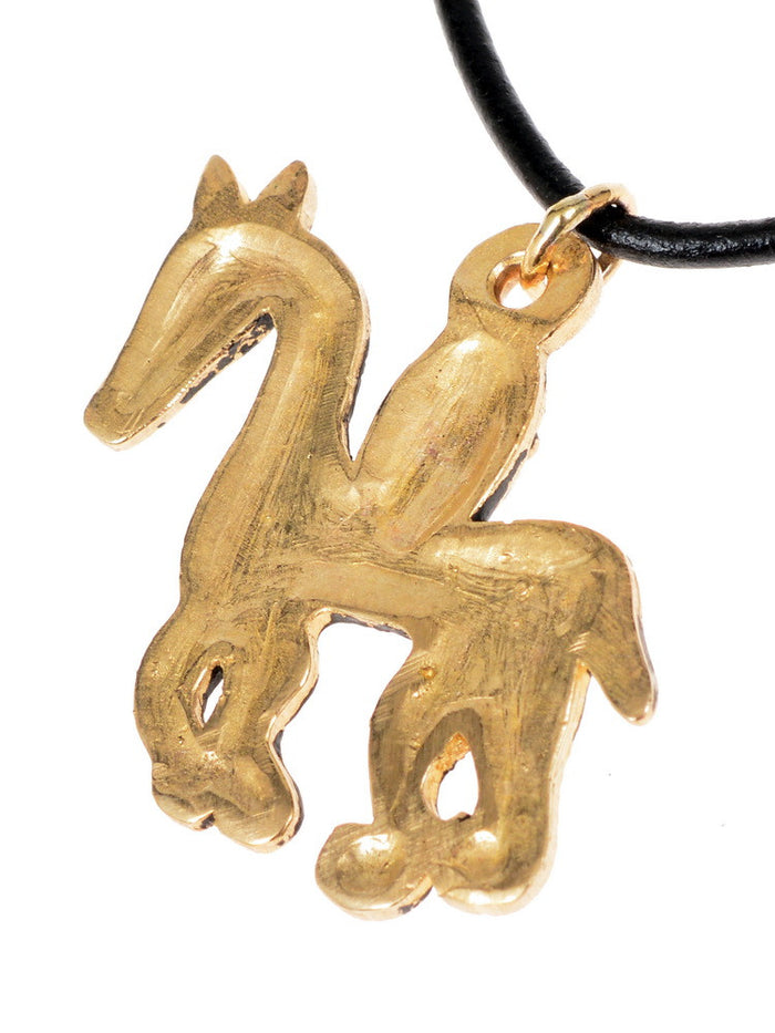 Bulgarian horse amulet - back side