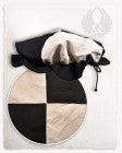 Landsknecht baret Jorg, zwart-creme