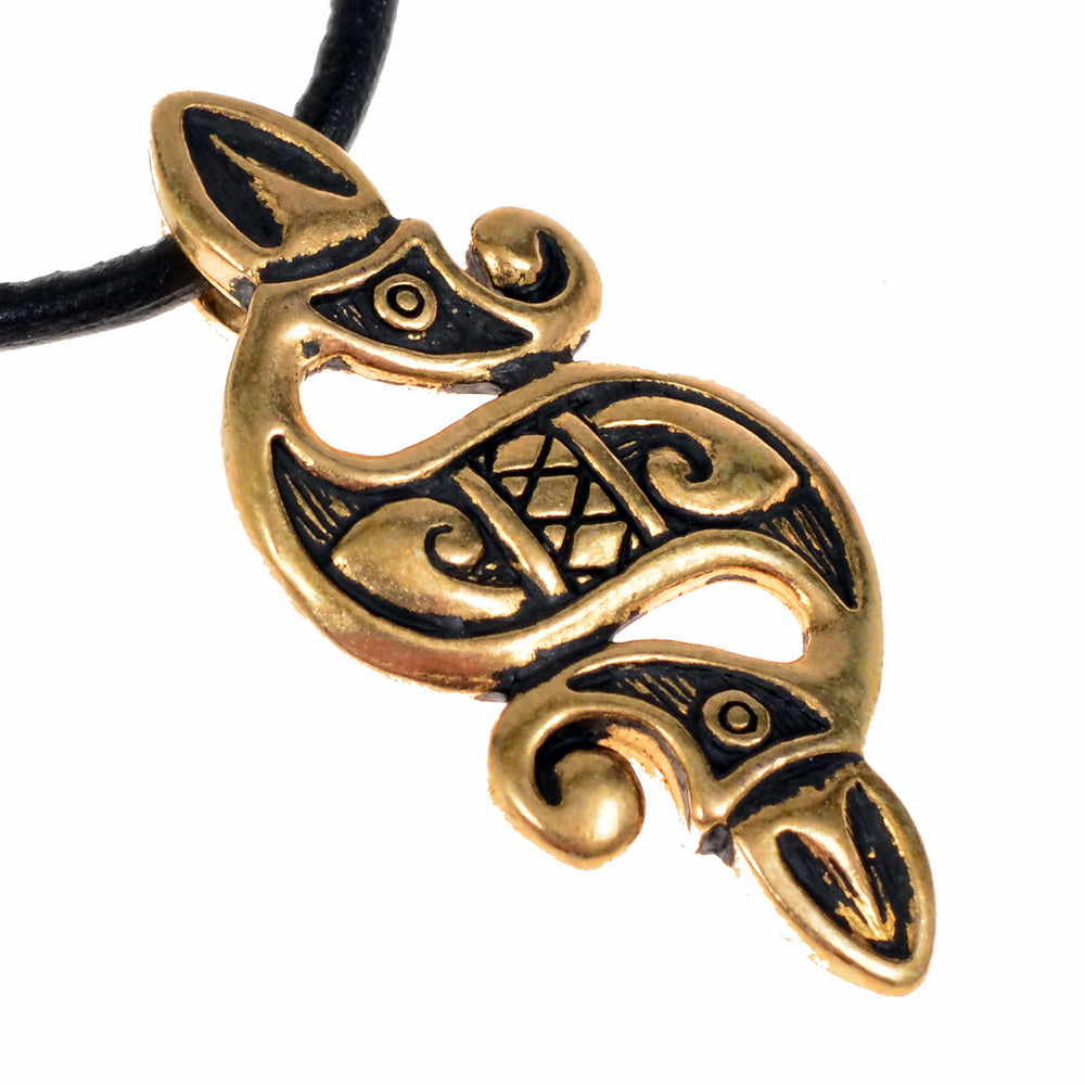 cal de mare celtic -amuletă, secolul I, bronz