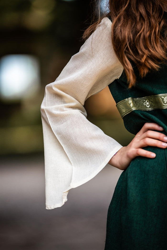 Sukienka dziewczęca Ariane, zielono-biała