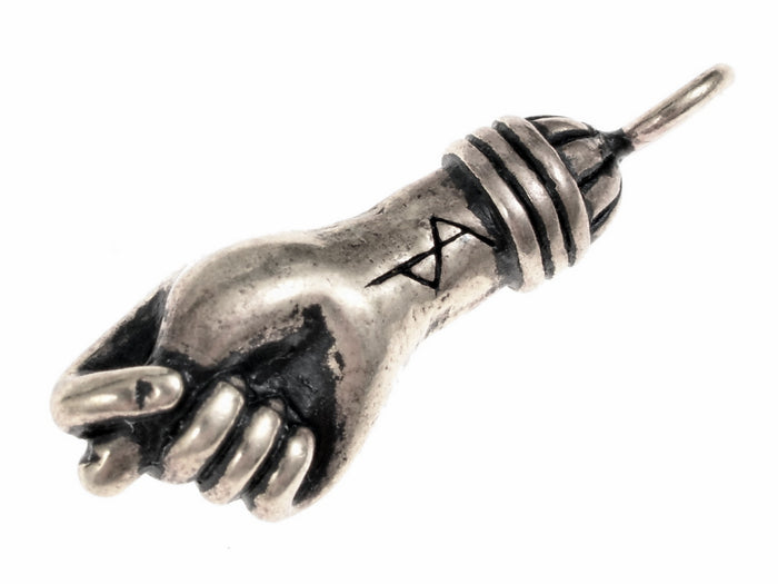 romersk mano fico-amulett, brons