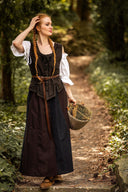 16e eeuwse doublet Christine donkerbruin