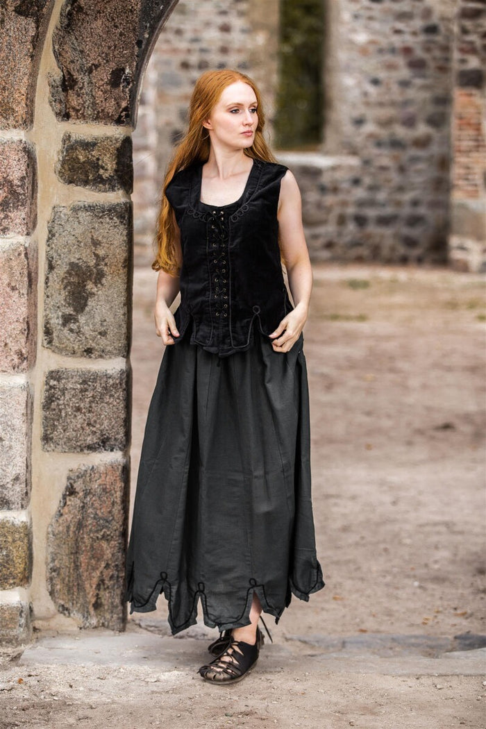 Doublet Odette, cotton velvet, black