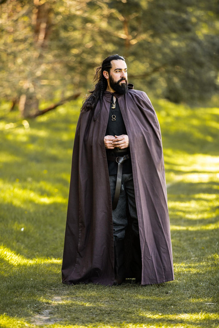 Manteau coton, brun foncé