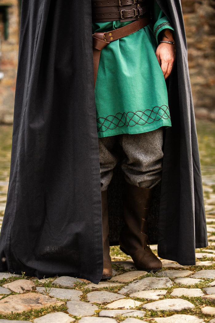 Bomullsmantel, svart