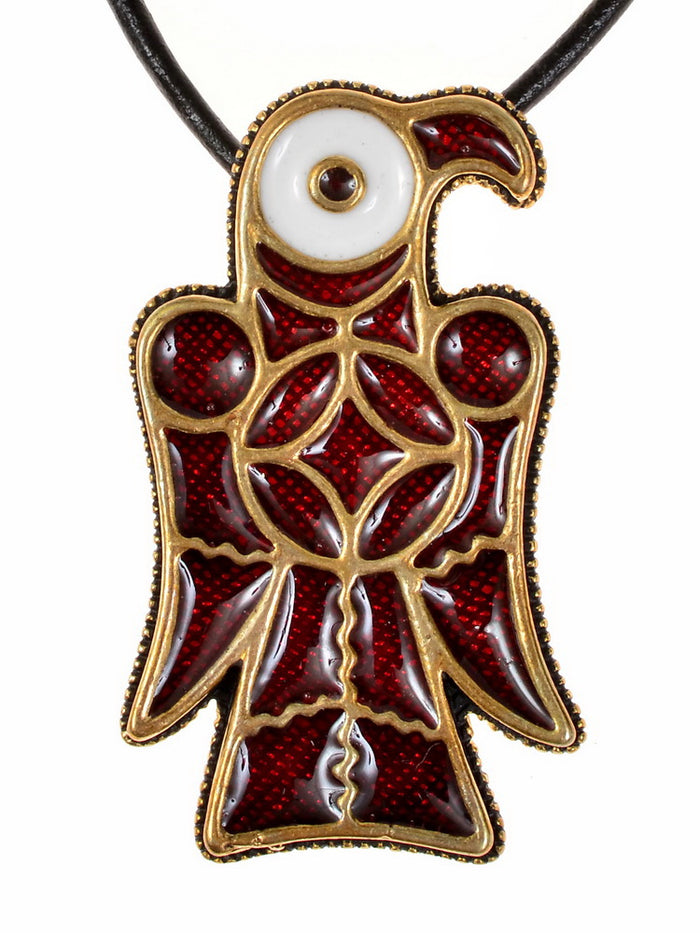 Ostrogotische adelaarshanger Via Flaminia, 5e-6e eeuw, verzilverd brons