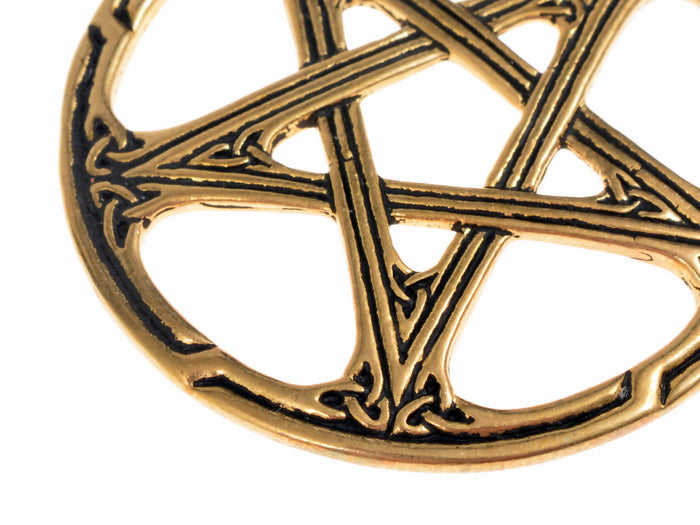 Pendente pentagrama celta, bronze