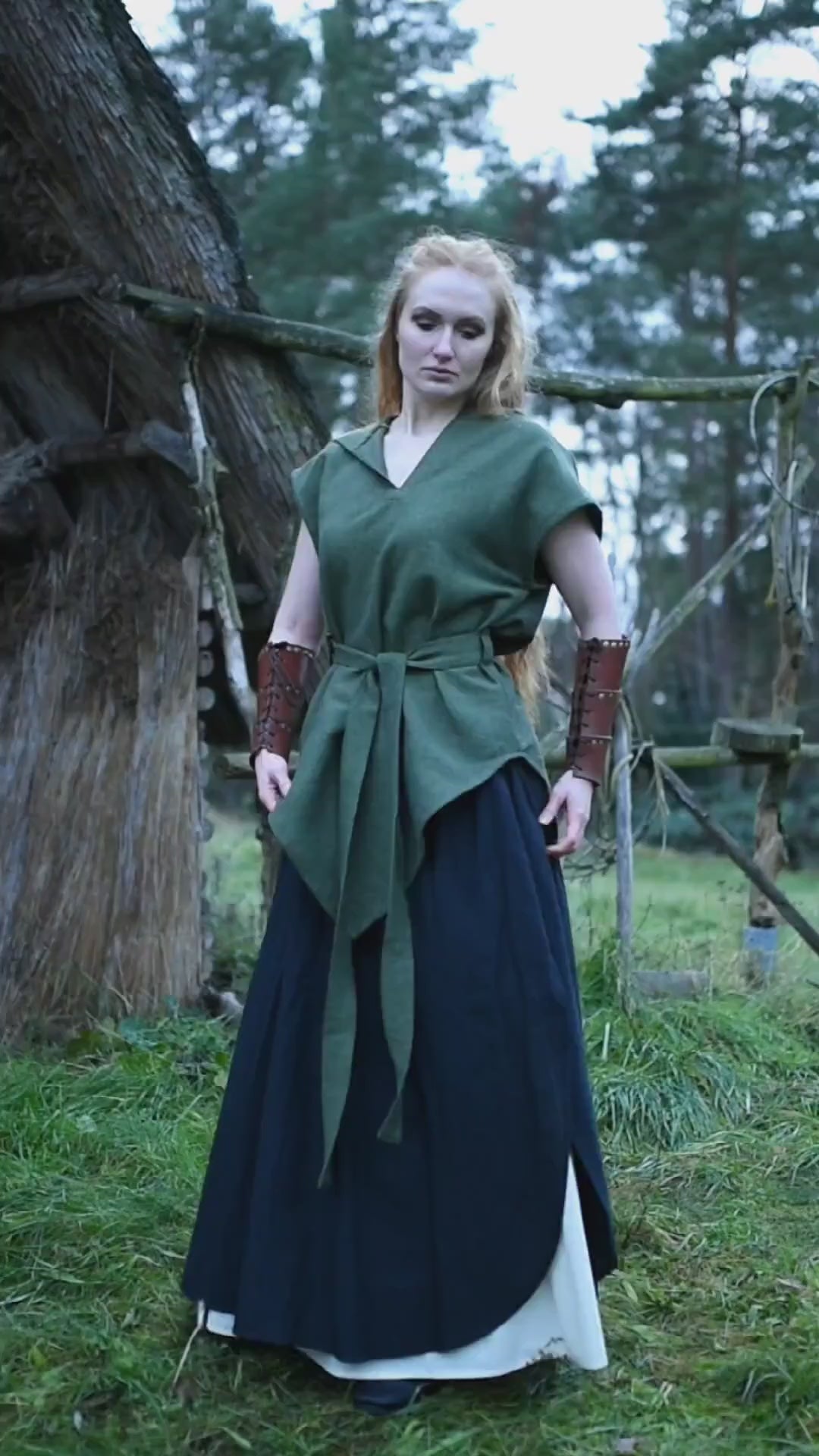 Tunika rangera Aldon, zielona