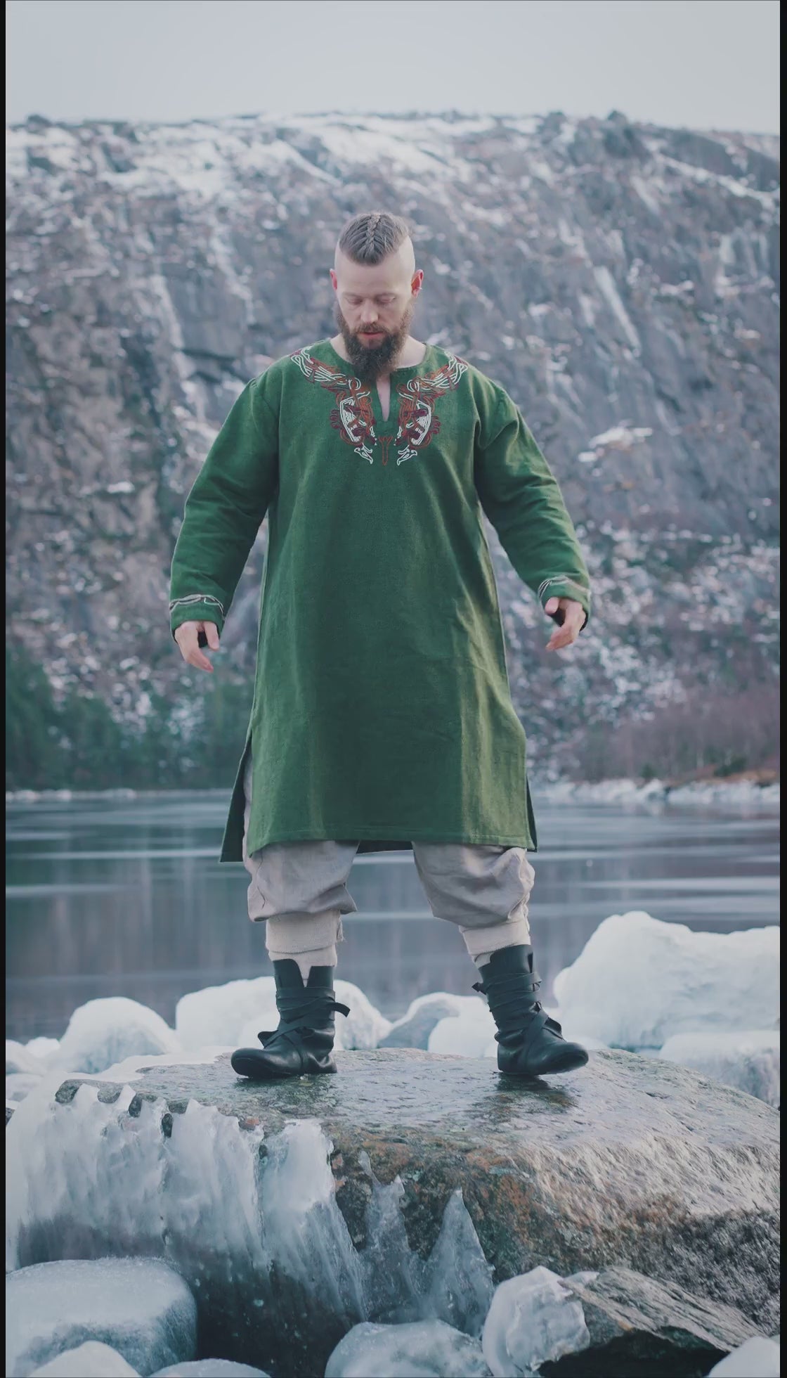 Vikingatunika Snorri, grön