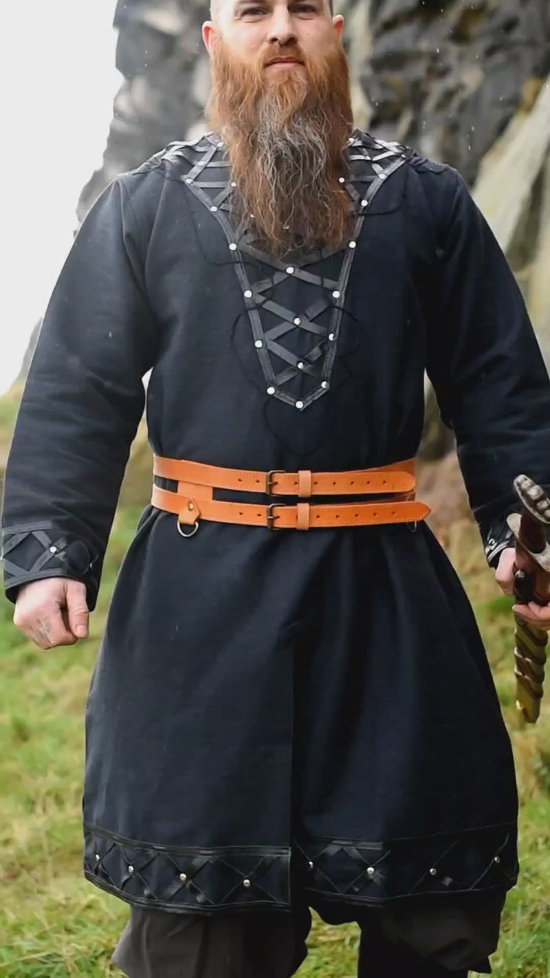 Doppia cintura Ubbe, marrone chiaro