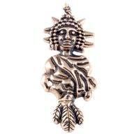 Amulette dieu solaire Sol, 2e-3e siècle, bronze