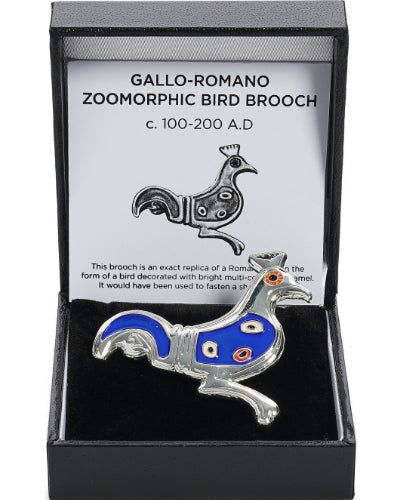 Romeinse haanbroche, geëmailleerd