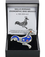 Romeinse haanbroche, geëmailleerd
