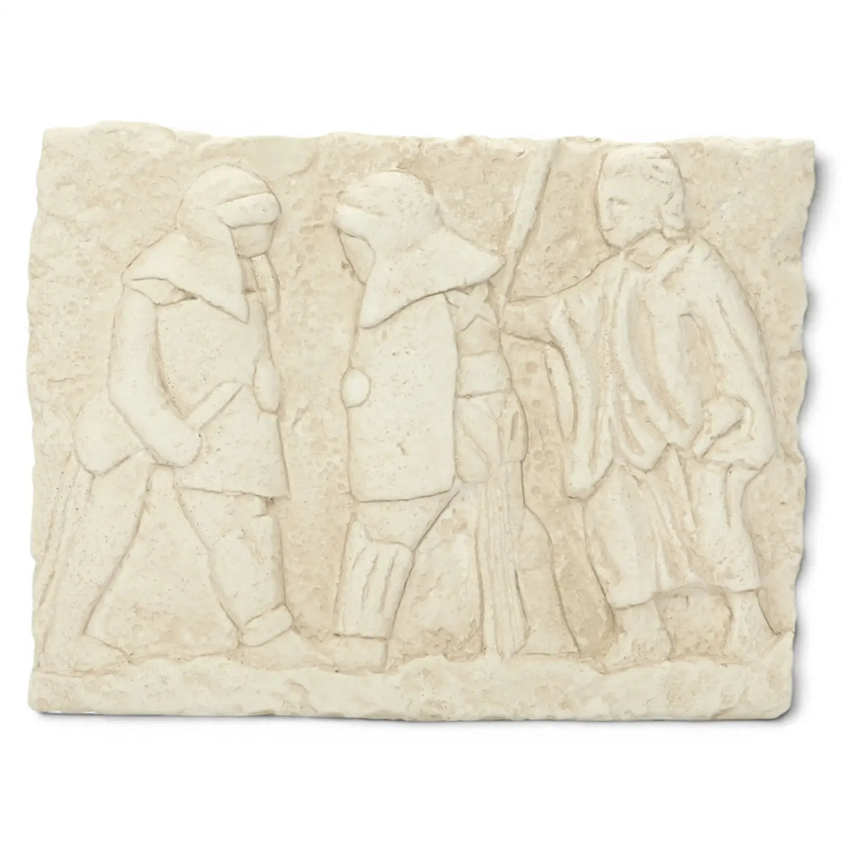 Wandreliëf gladiatorengevecht, Alabastergips