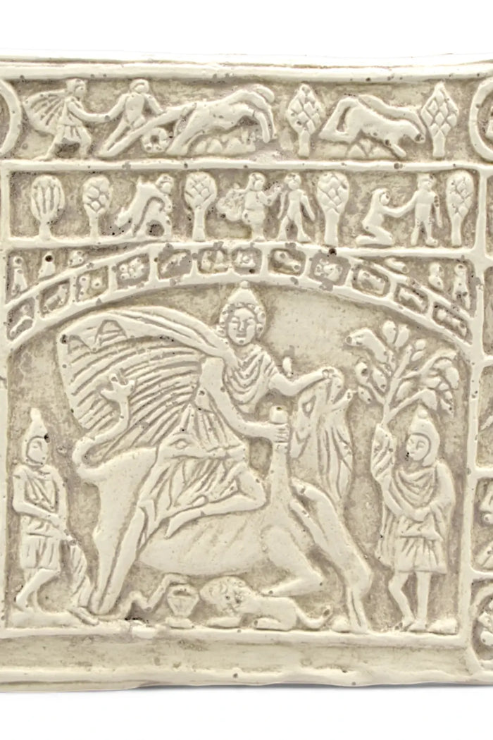 Wandreliëf Mithras, Tauroktonie, Alabastergips