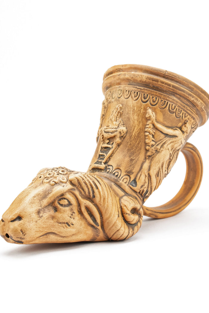 Rhyton s beraní hlavou, římská kultovní nádoba