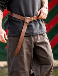 Cinturón con martillo de Thor, marrón