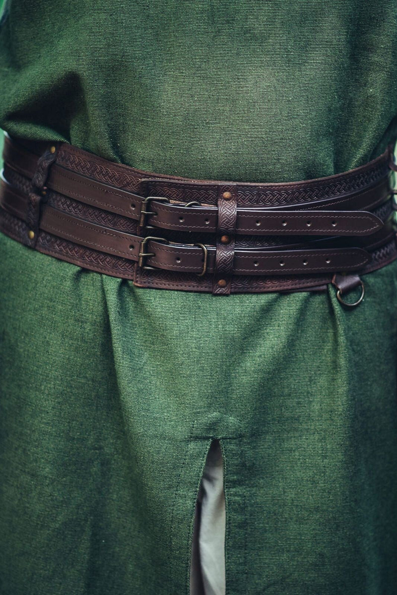 Cinturón celta Ruari, marrón oscuro