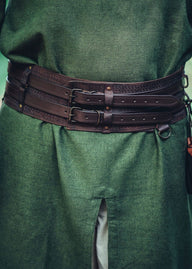 Keltische riem Ruari, donkerbruin