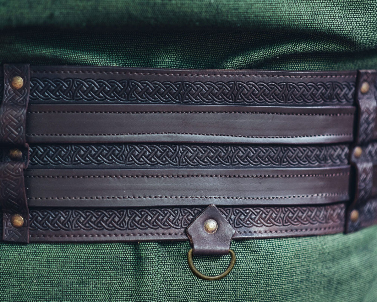 Celtycki pas Ruari, ciemnobrązowy