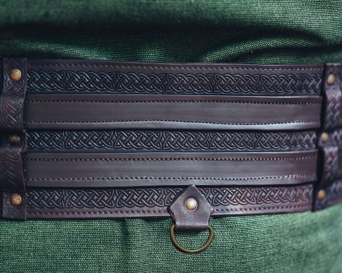 Celtycki pas Ruari, ciemnobrązowy