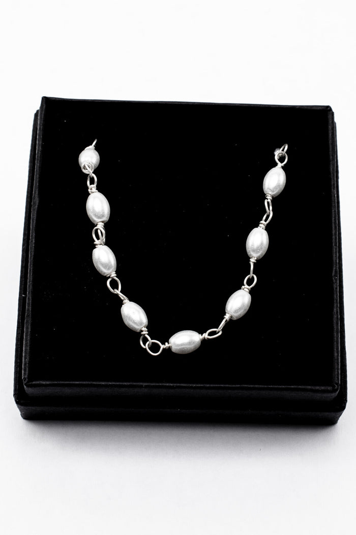 Romeinse ketting Octavia met heldere parels