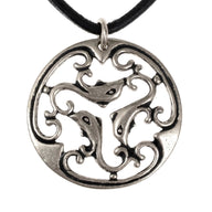 Romeinse dolfijnhanger, 2e-3e eeuw, verzilverd brons