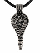 Pendente romano, século I, bronze prateado