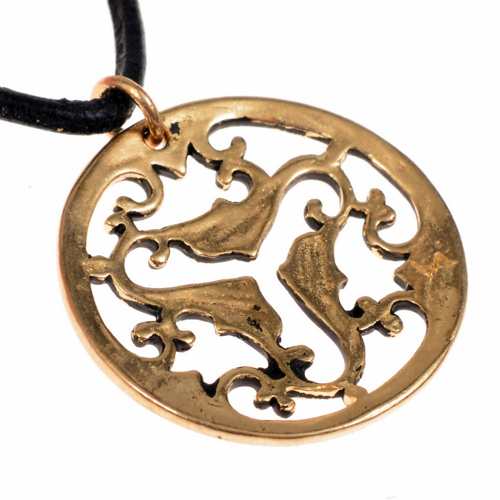 Romeinse dolfijnhanger, 2e-3e eeuw, verzilverd brons