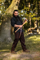 Bukser Edgar, brun, uldblanding