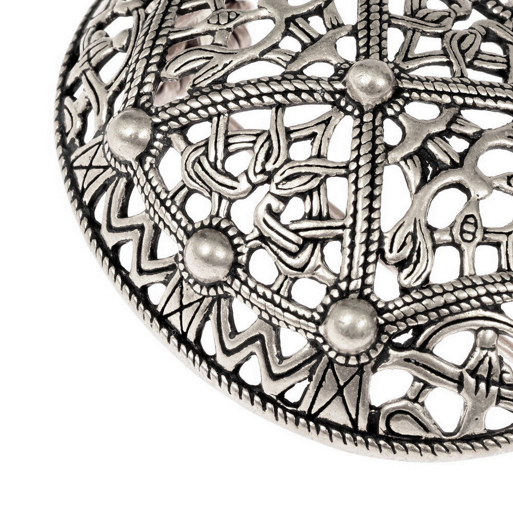 Schildpadbroche Akershus - zijaanzicht