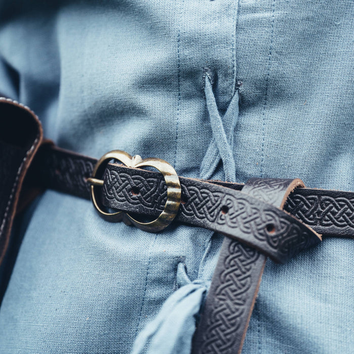 Ceinture médiévale Fionn, brun