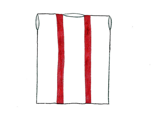 Roman tunic with red clavi