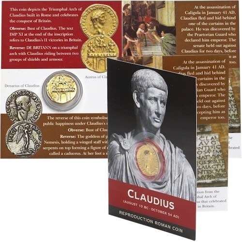 Romeinse munt Claudius aureus