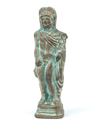 Statuette Mercure, dieu romain du commerce, plâtre albâtre