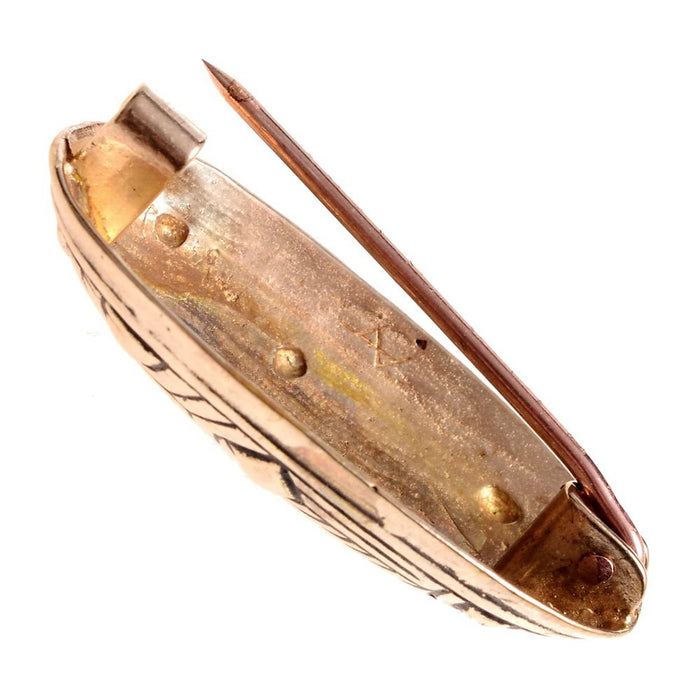 Vikingschaalfibula, Truso, brons