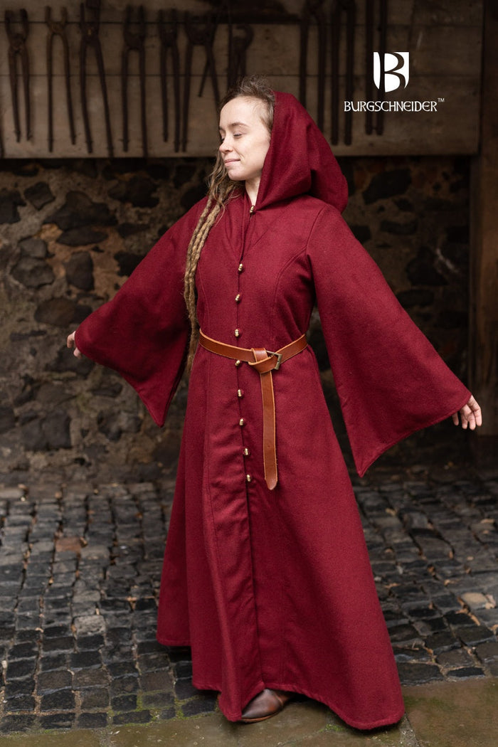 Overjas Tuala, rood, wolmix