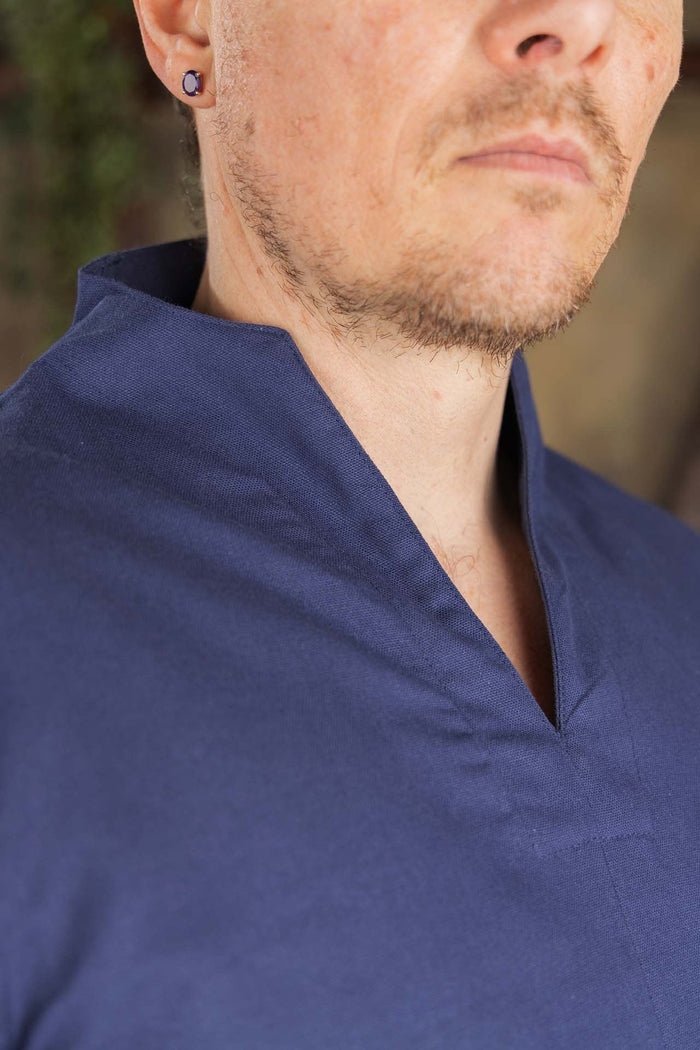 Viking tuniek Ekwin, donkerblauw