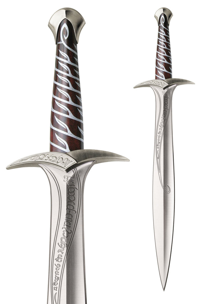 Dardo, espada de Bilbo Bolsón, semi-afilada