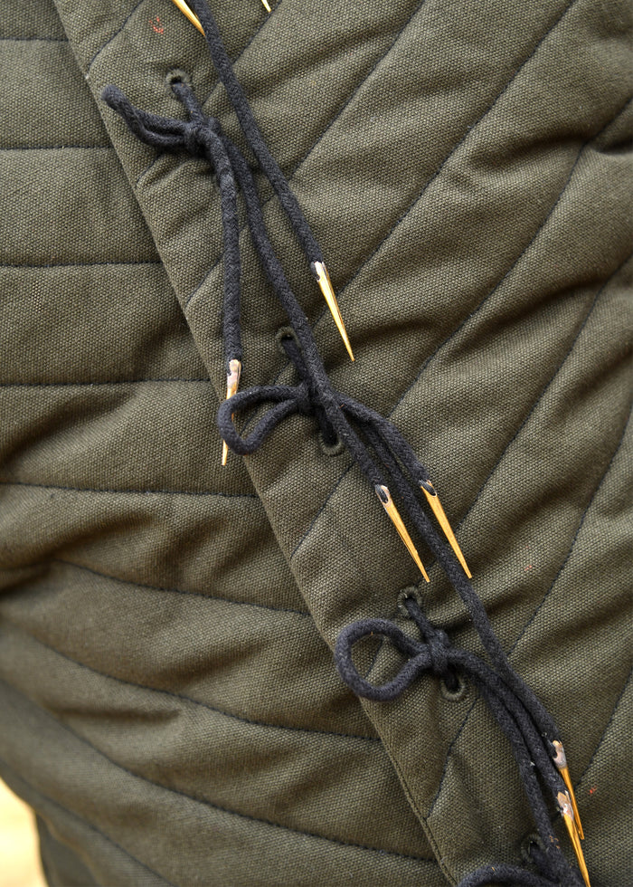 Arming doublet Richard, olijfgroen