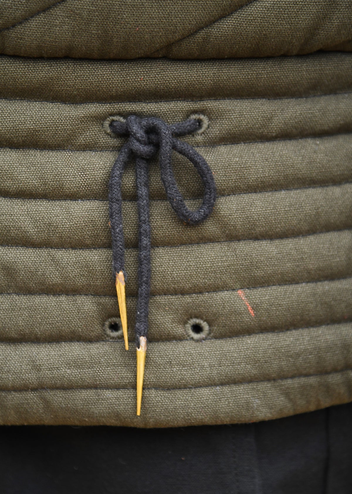 Arming doublet Richard, olijfgroen