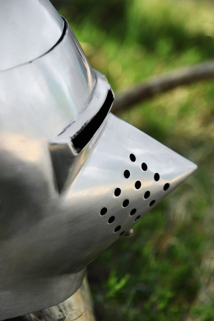 Schweinsnasen Bascinet, 2 mm (battle-ready)