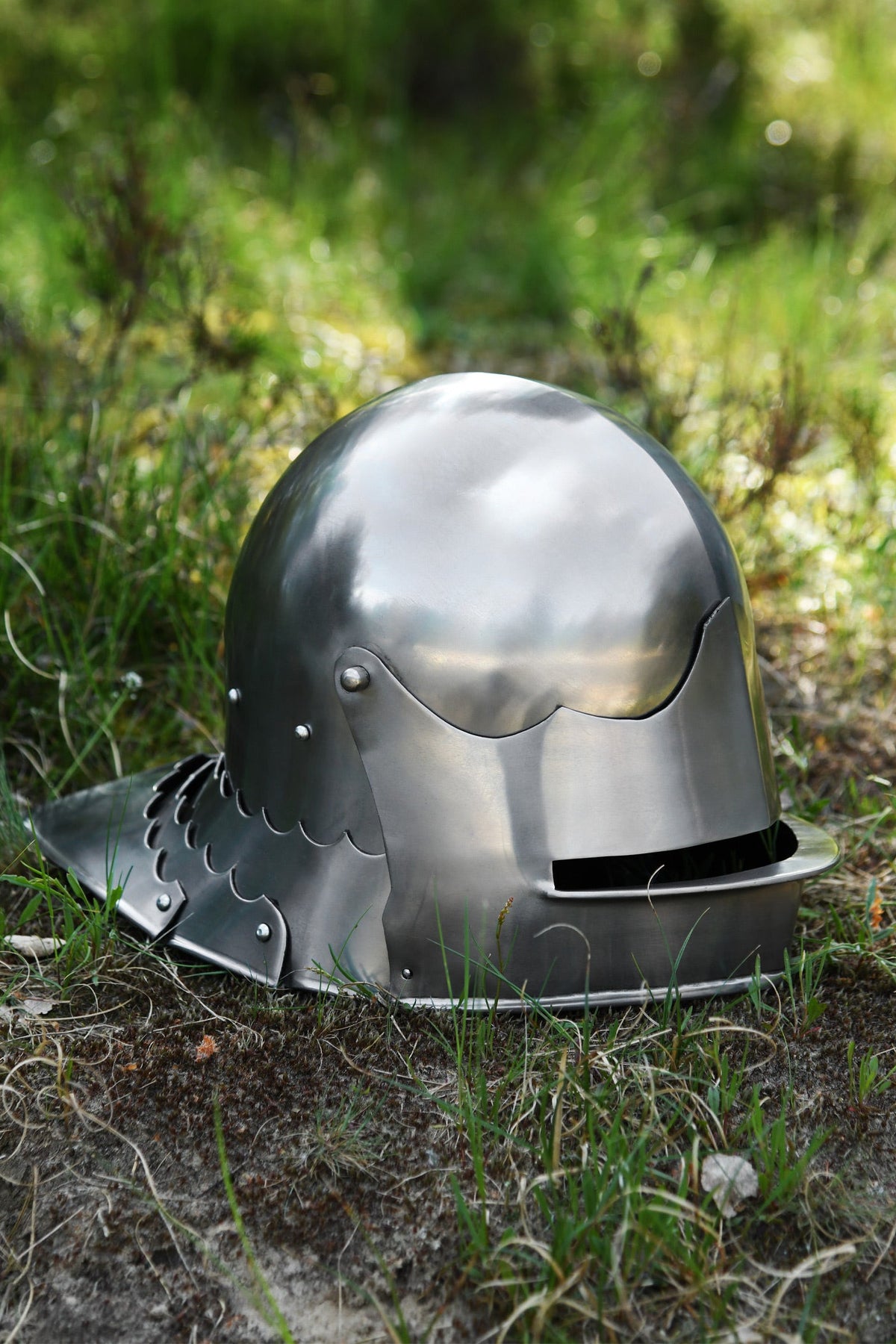 Sallet med visir, ca. 1480, 2 mm (battle-ready)