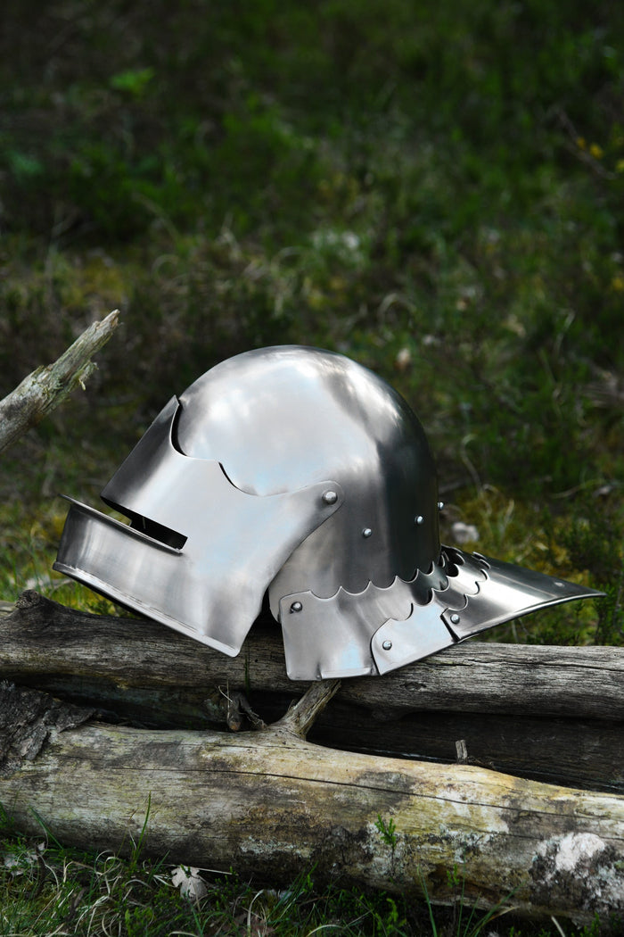 Sallet med visir, ca. 1480, 2 mm (battle-ready)
