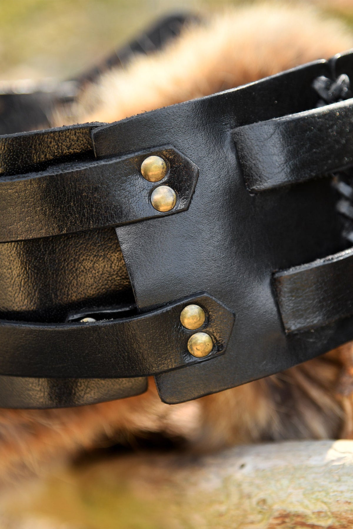 Medeltida bälte Elena, svart