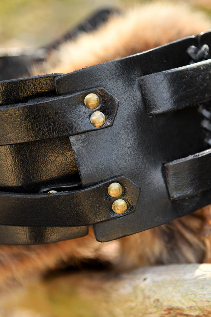 Medeltida bälte Elena, svart