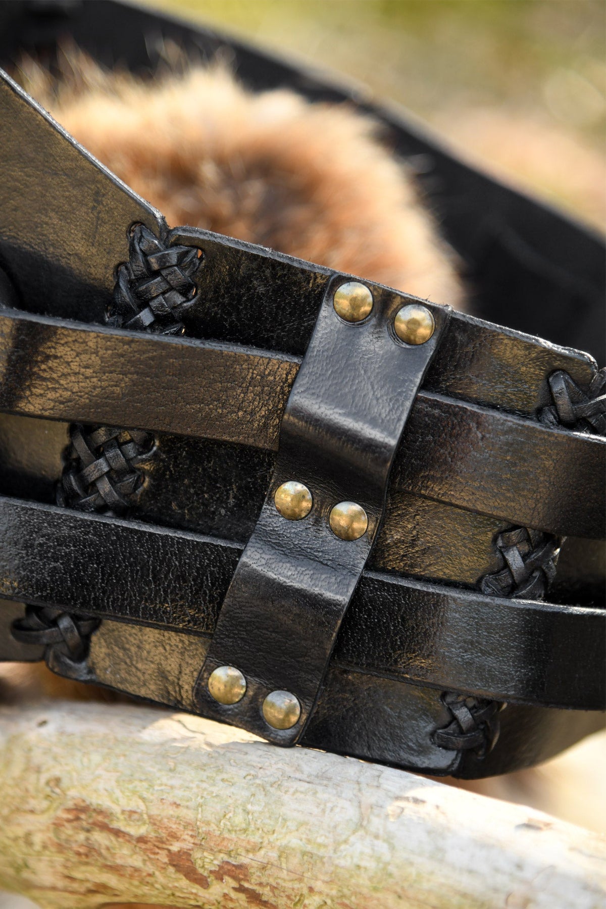 Medeltida bälte Elena, svart