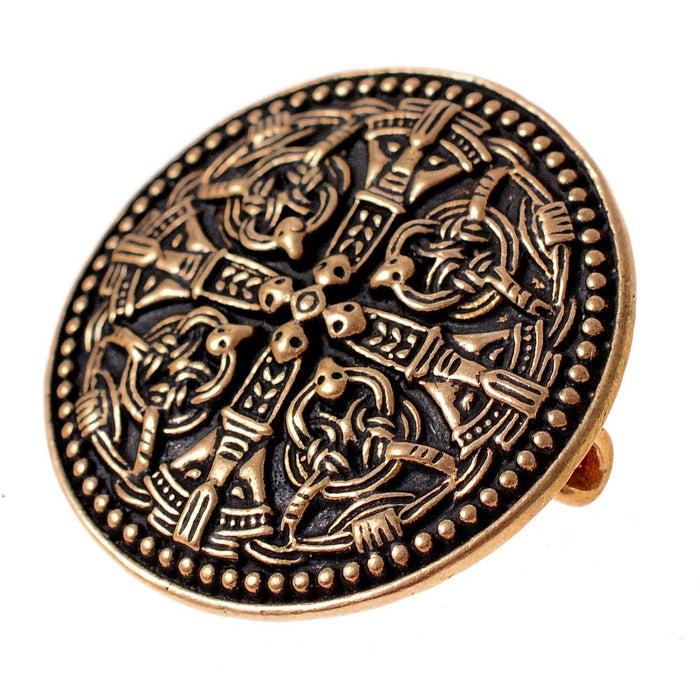 Vikingschijffibula Vårby, brons