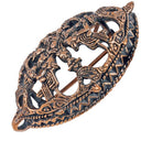 Schildpadbroche Borrestijl, brons